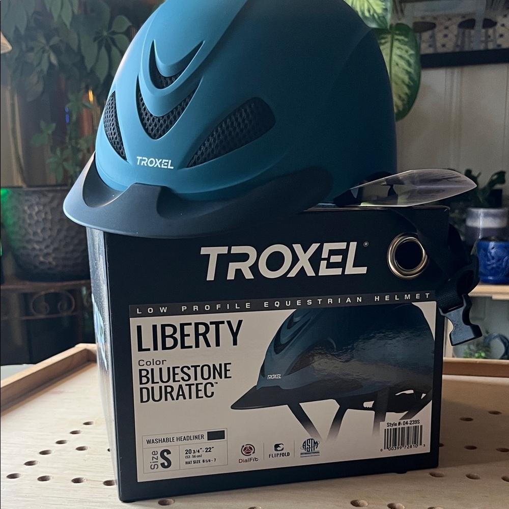 Troxel Liberty Equestrian Helmet - Bluestone